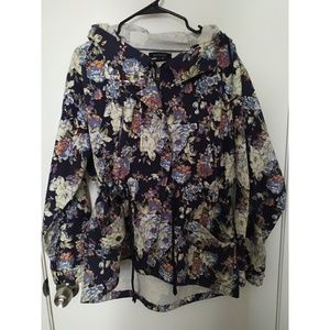 Flowered Utility Jacket